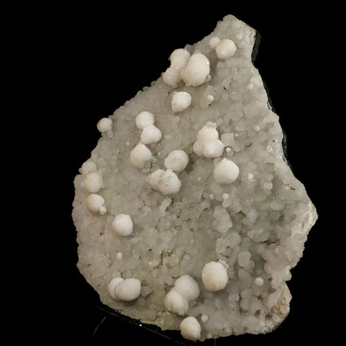 Gyrolite Crystal on prenite Natural Mineral Specimen # B 6635