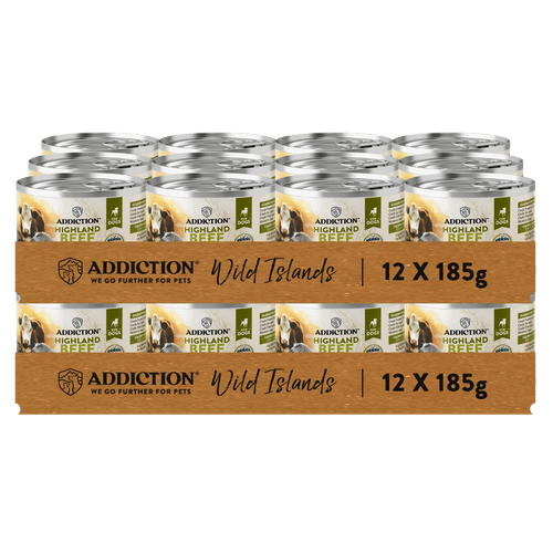 Wild Islands Highland Beef & Lamb Recipe Premium Grain-free Canned Dog Food 185g