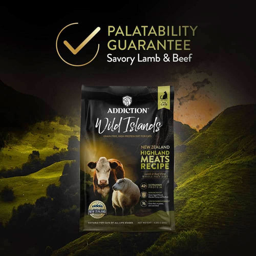 Wild Islands Highland Meats Grass-Fed Beef & Lamb Recipe Dry Cat Food