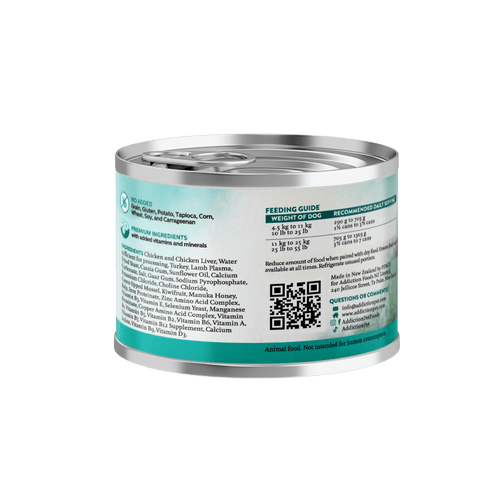 Wild Islands Island Chicken & Turkey Recipe Premium Grain-free Canned Dog Food 185g