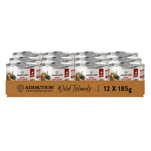 Wild Islands New Zealand Venison Recipe Premium Grain-free Canned Dog Food 185g