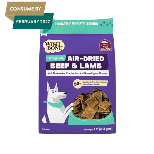 Wishbone Air-Dried Beef & Lamb Recipe Dog Food - 454g