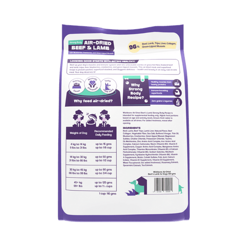 Wishbone Air-Dried Beef & Lamb Recipe Dog Food - 454g