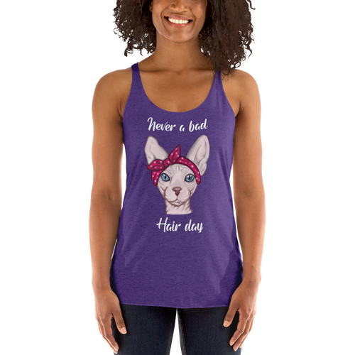 NEVER A BAD HAIR DAY SPHYNX TANK