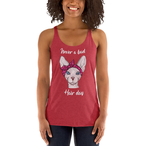 NEVER A BAD HAIR DAY SPHYNX TANK