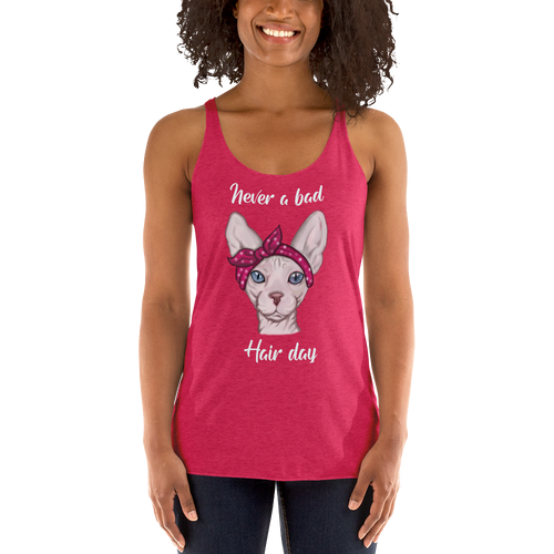NEVER A BAD HAIR DAY SPHYNX TANK