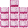 24-42 Collapsible Pink Dog Crate RED24-42