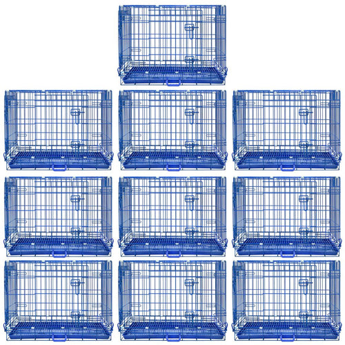 30 Collapsible Blue Dog Crate BLU30