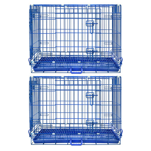 30 Collapsible Blue Dog Crate BLU30