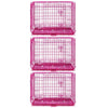 24-42 Collapsible Pink Dog Crate RED24-42