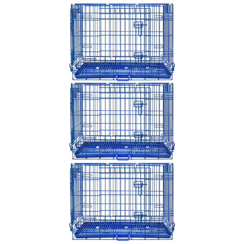 30 Collapsible Blue Dog Crate BLU30