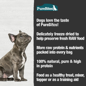 PureBites Freeze Dried Beef & Cheese Dog Treats
