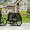 Dog Bike Trailer, Pet Stroller with Wheels for Medium Dogs