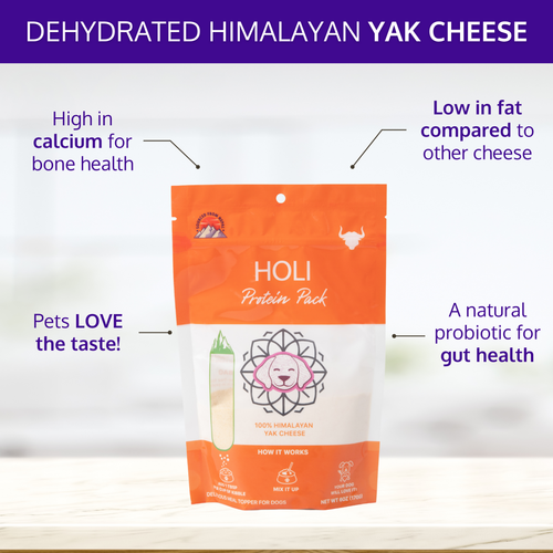 Dehydrated Himalayan Yak Cheese Dog Food Topper